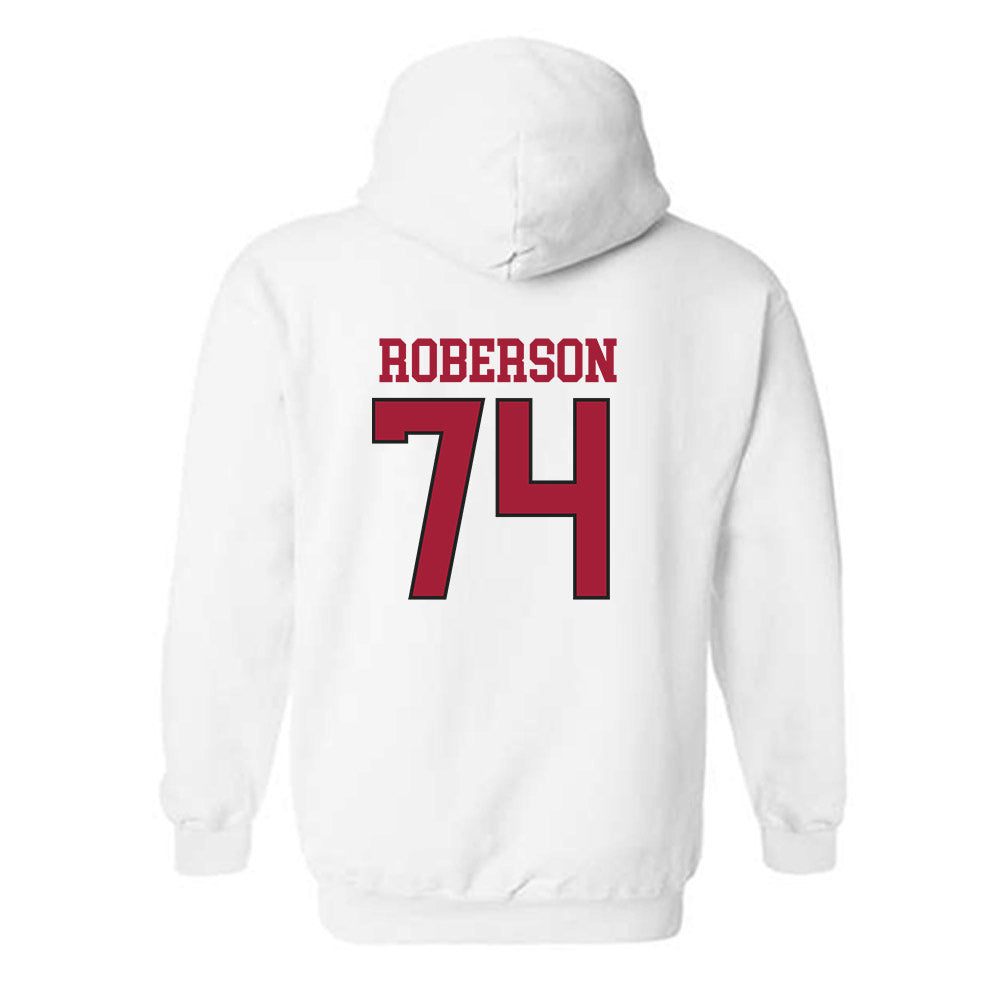 Arkansas - NCAA Football : Terence Roberson - Replica Shersey Hooded Sweatshirt-2