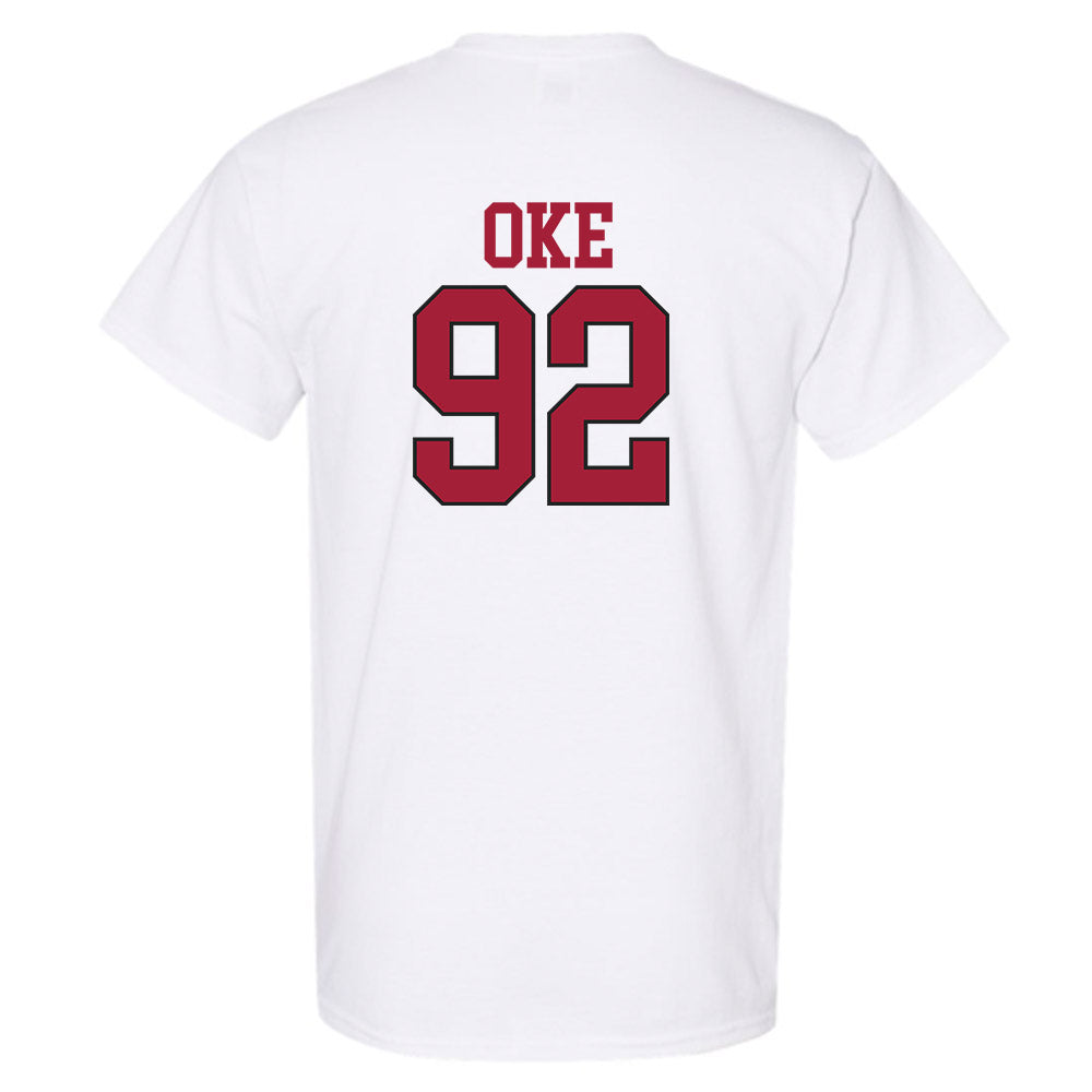 Arkansas - NCAA Football : David Oke - Replica Shersey T-Shirt-1