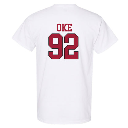 Arkansas - NCAA Football : David Oke - Replica Shersey T-Shirt-1
