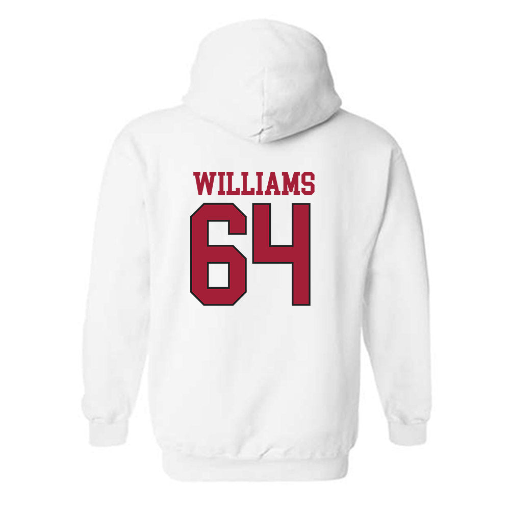 Arkansas - NCAA Football : Bryant Williams - Replica Shersey Hooded Sweatshirt-3