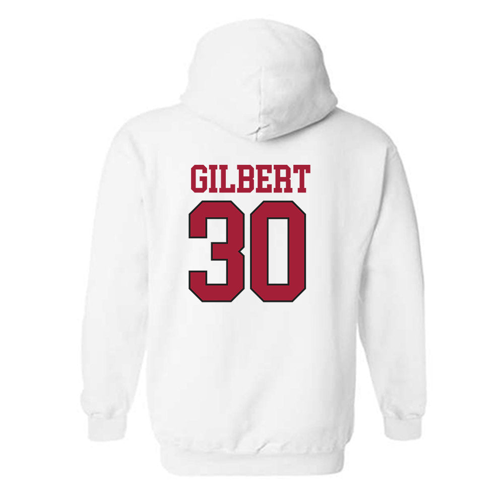 Arkansas - NCAA Football : Max Gilbert - Replica Shersey Hooded Sweatshirt-3