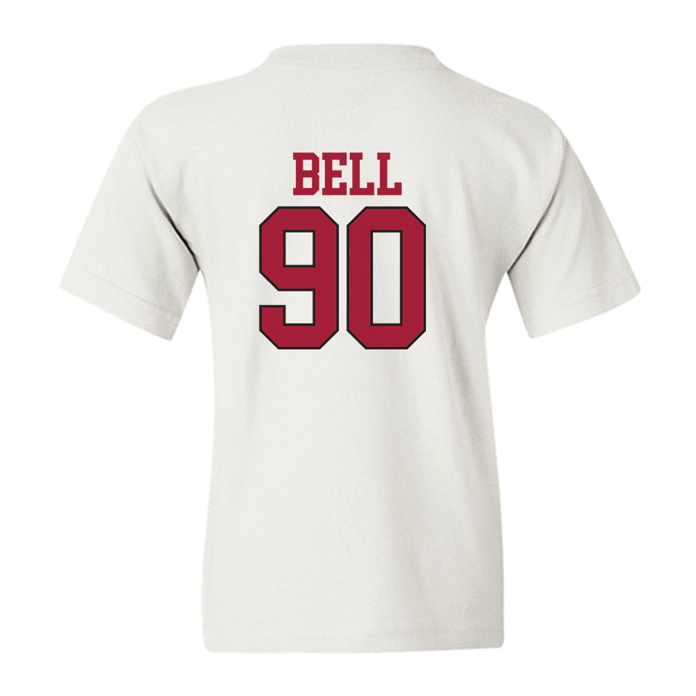 Arkansas - NCAA Football : Caleb Bell - Replica Shersey Youth T-Shirt-1