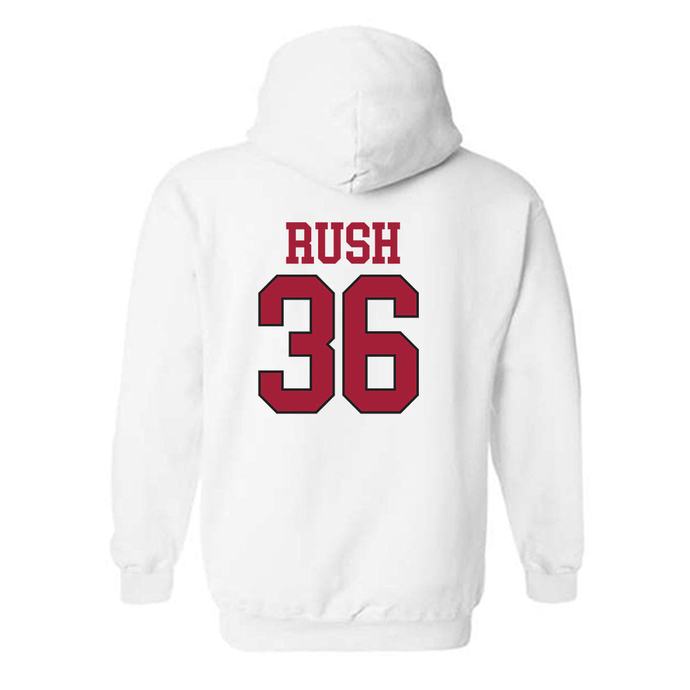 Arkansas - NCAA Football : Gavin Rush - Replica Shersey Hooded Sweatshirt-2