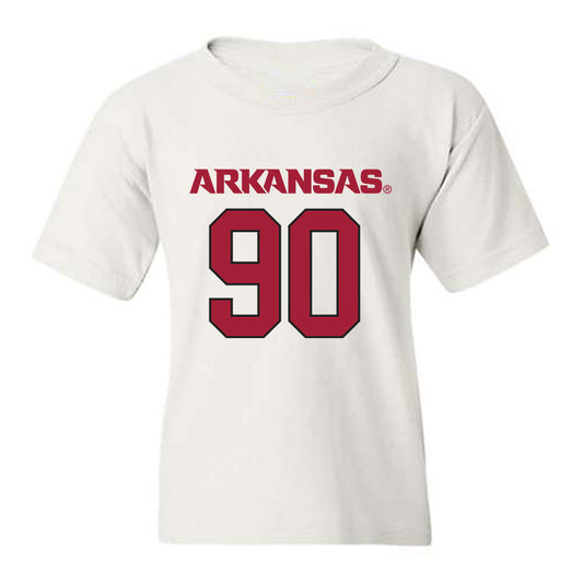 Arkansas - NCAA Football : Caleb Bell - Replica Shersey Youth T-Shirt-0
