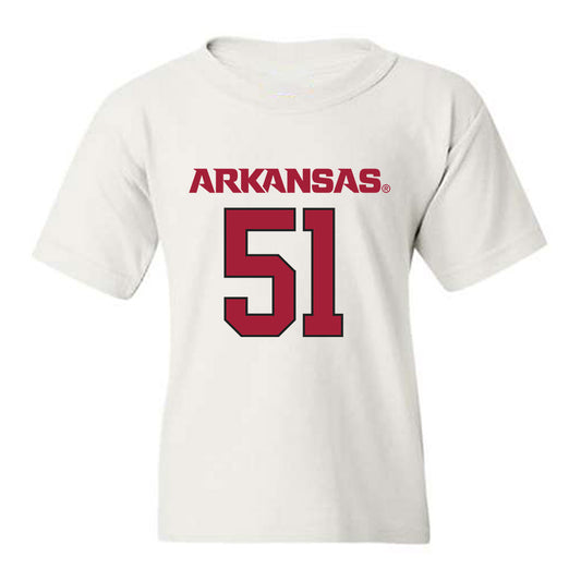 Arkansas - NCAA Football : Carey Clayton - Replica Shersey Youth T-Shirt-0