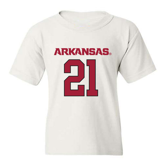 Arkansas - NCAA Football : Jasper Parker - Replica Shersey Youth T-Shirt-0