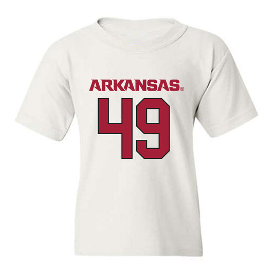 Arkansas - NCAA Football : Adam Johnston - Replica Shersey Youth T-Shirt-0