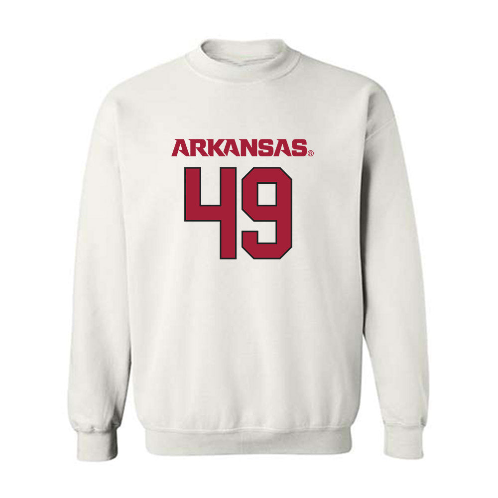 Arkansas - NCAA Football : Braxton Scriber - Replica Shersey Crewneck Sweatshirt-0