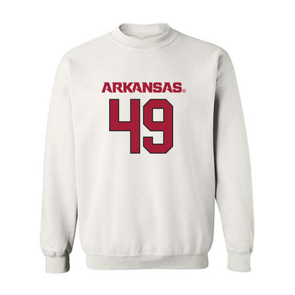 Arkansas - NCAA Football : Braxton Scriber - Replica Shersey Crewneck Sweatshirt-0