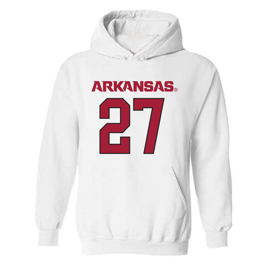 Arkansas - NCAA Football : LaMarcus Hicks II - Replica Shersey Hooded Sweatshirt-0