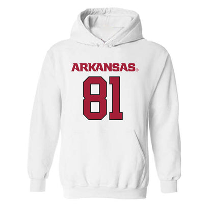 Arkansas - NCAA Football : Dai'Shaun Thomas - Replica Shersey Hooded Sweatshirt-1