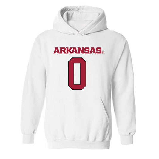 Arkansas - NCAA Football : Braylen Russell - Replica Shersey Hooded Sweatshirt-0