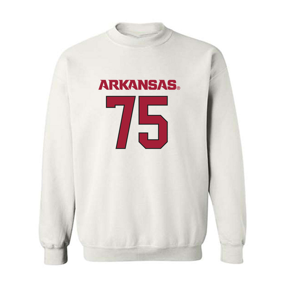 Arkansas - NCAA Football : Kavion Broussard - Replica Shersey Crewneck Sweatshirt-0