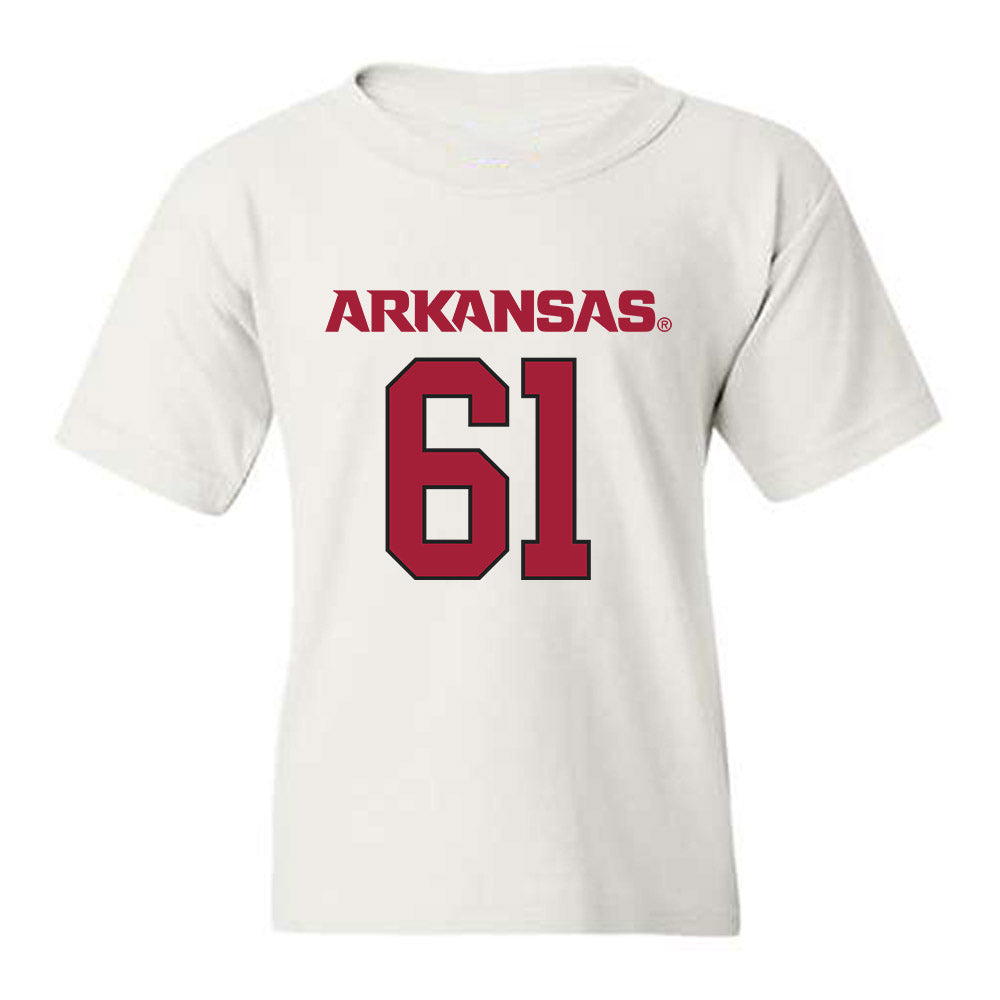 Arkansas - NCAA Football : Kaden Bramlage - Replica Shersey Youth T-Shirt-0