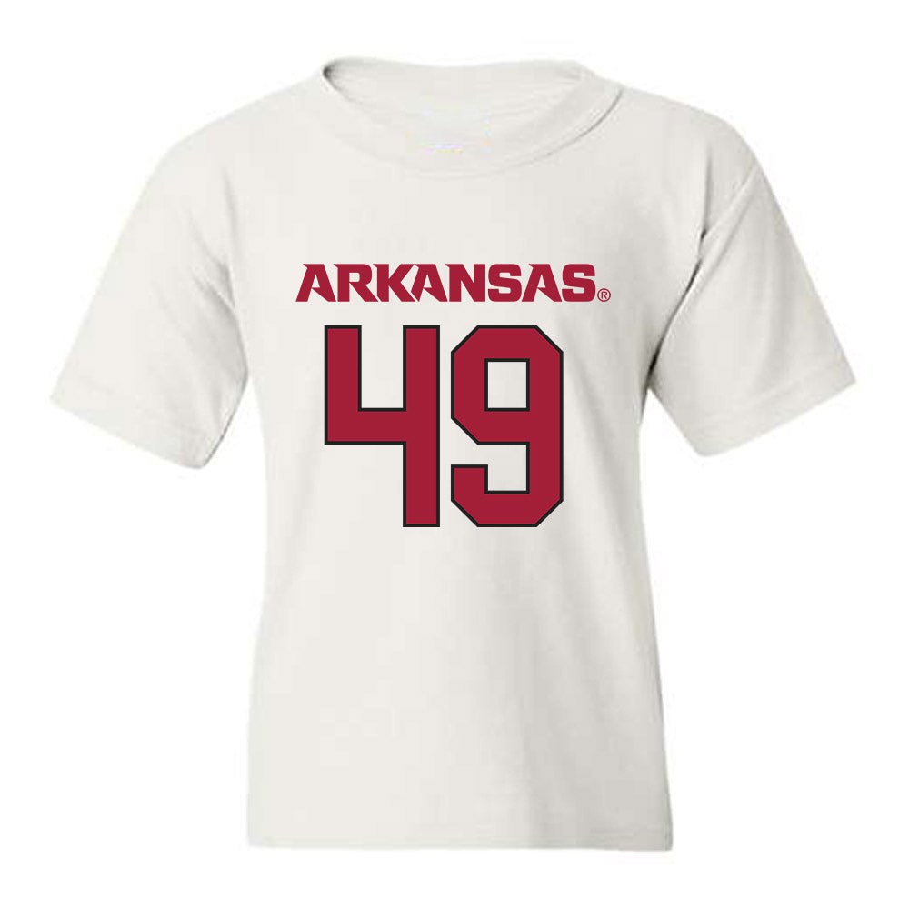 Arkansas - NCAA Football : Braxton Scriber - Replica Shersey Youth T-Shirt-0