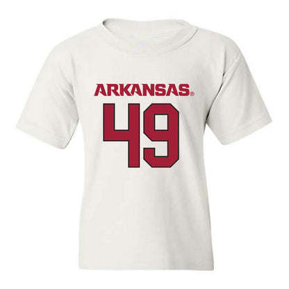 Arkansas - NCAA Football : Braxton Scriber - Replica Shersey Youth T-Shirt-0