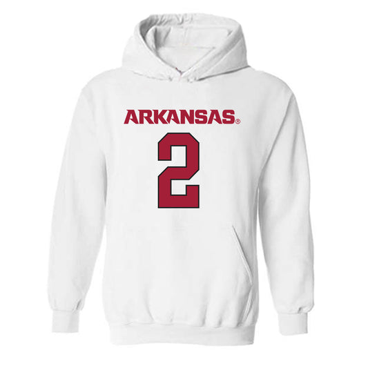 Arkansas - NCAA Football : Shelton Lewis - Replica Shersey Hooded Sweatshirt-0