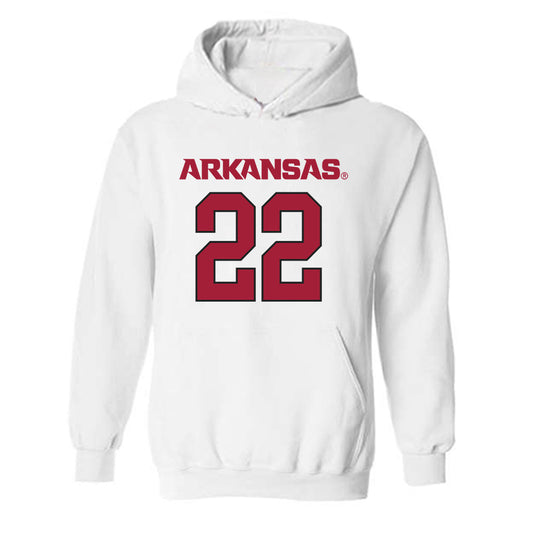 Arkansas - NCAA Football : Tay Lockett - Replica Shersey Hooded Sweatshirt-0