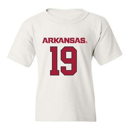 Arkansas - NCAA Football : Kyndrick Williams - Replica Shersey Youth T-Shirt-0