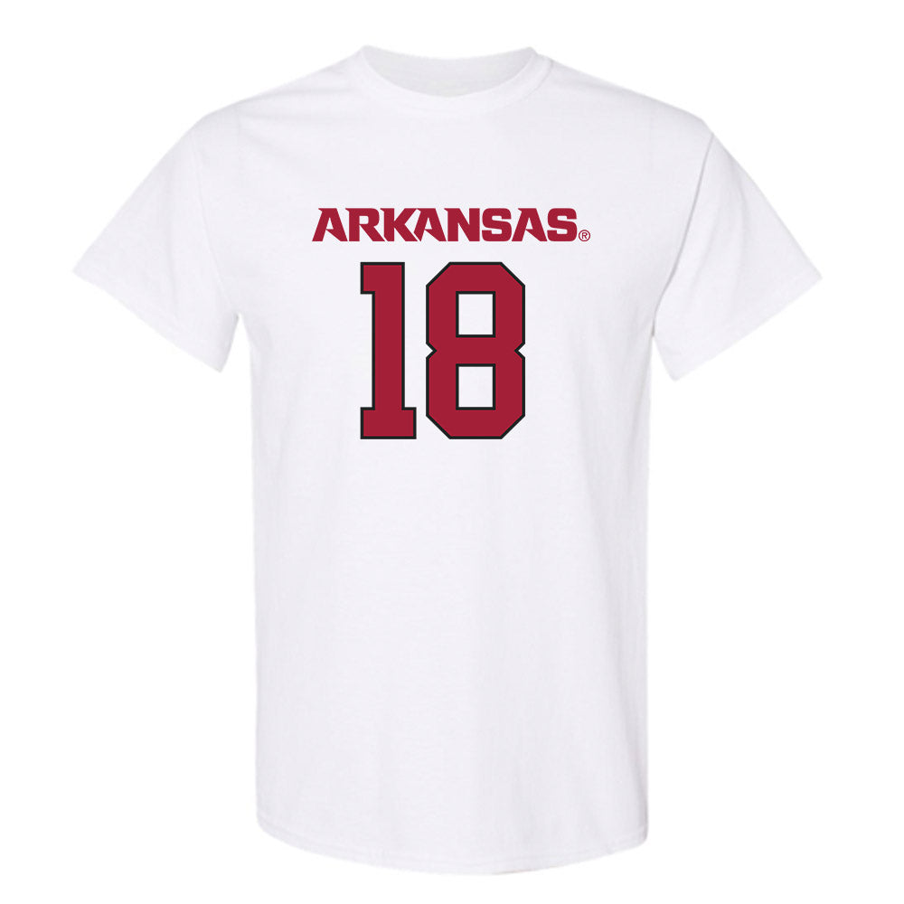 Arkansas - NCAA Football : Jude Hall - Replica Shersey T-Shirt-0