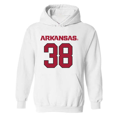 Arkansas - NCAA Football : Bradley Ume-Ezeoke - Replica Shersey Hooded Sweatshirt-1
