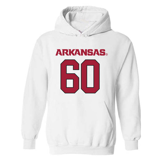 Arkansas - NCAA Football : Jonas Nantze - Hooded Sweatshirt