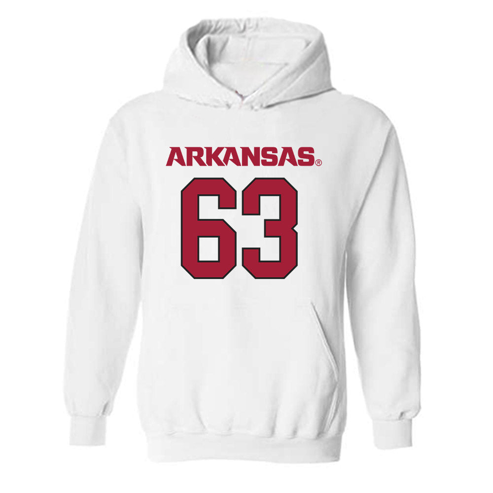 Arkansas - NCAA Football : Hugh Smith - Replica Shersey Hooded Sweatshirt-1
