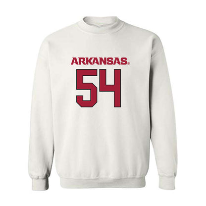 Arkansas - NCAA Football : Adam Hawkes - Replica Shersey Crewneck Sweatshirt-0