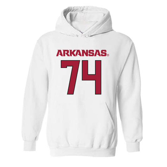 Arkansas - NCAA Football : Terence Roberson - Replica Shersey Hooded Sweatshirt-0