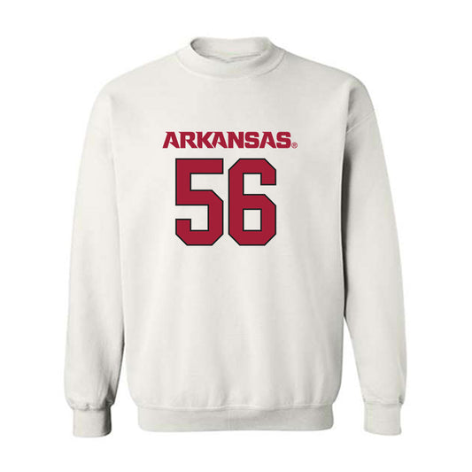 Arkansas - NCAA Football : Ben Mubenga - Replica Shersey Crewneck Sweatshirt-0