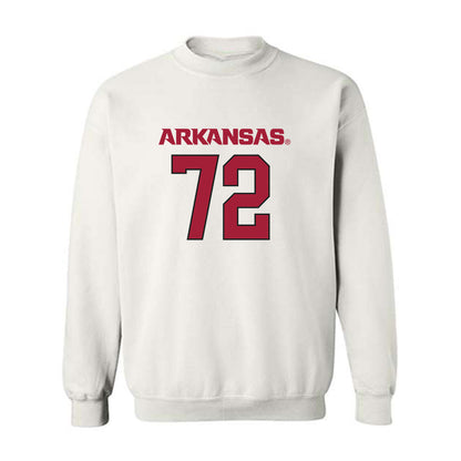 Arkansas - NCAA Football : Tucker Young - Replica Shersey Crewneck Sweatshirt-0