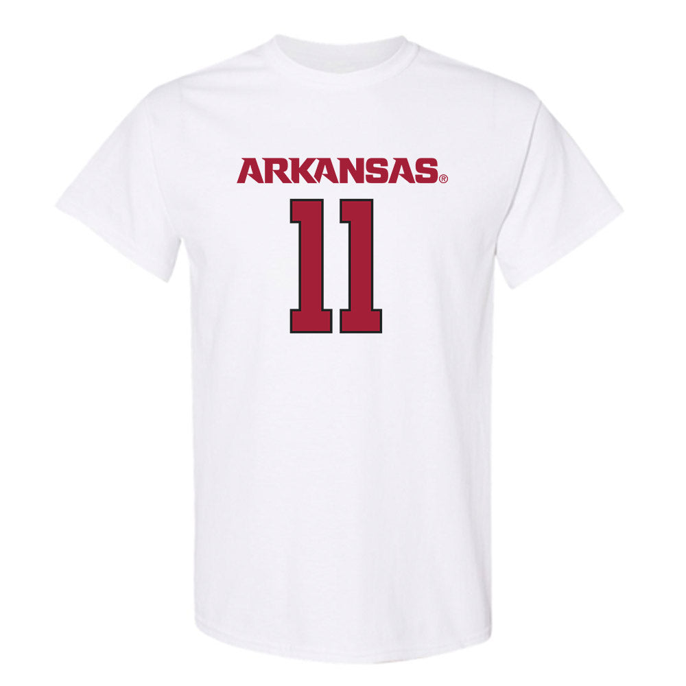 Arkansas - NCAA Football : Monte Harrison - Replica Shersey T-Shirt-0