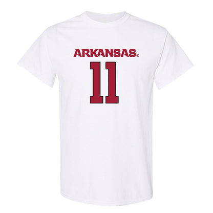 Arkansas - NCAA Football : Monte Harrison - Replica Shersey T-Shirt-0