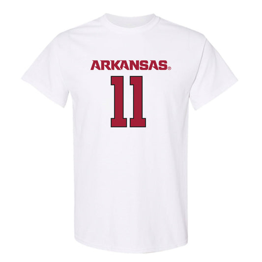 Arkansas - NCAA Football : Monte Harrison - Replica Shersey T-Shirt-0