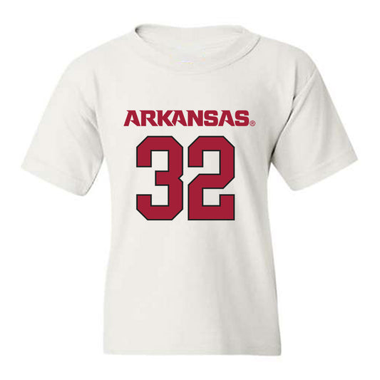 Arkansas - NCAA Football : Matt Adcock - Replica Shersey Youth T-Shirt-0