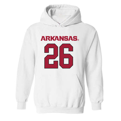 Arkansas - NCAA Football : Jalon Copeland - Replica Shersey Hooded Sweatshirt-1