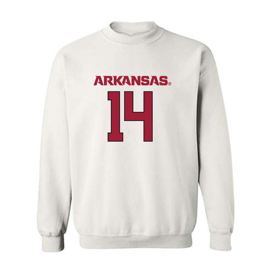Arkansas - NCAA Football : Kyeaure Magloire - Replica Shersey Crewneck Sweatshirt-0