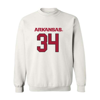 Arkansas - NCAA Football : Jathan Hatch - Replica Shersey Crewneck Sweatshirt-0