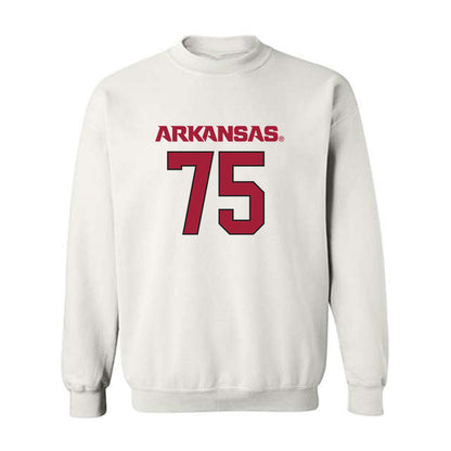 Arkansas - NCAA Football : Kavion Broussard - Replica Shersey Crewneck Sweatshirt-0