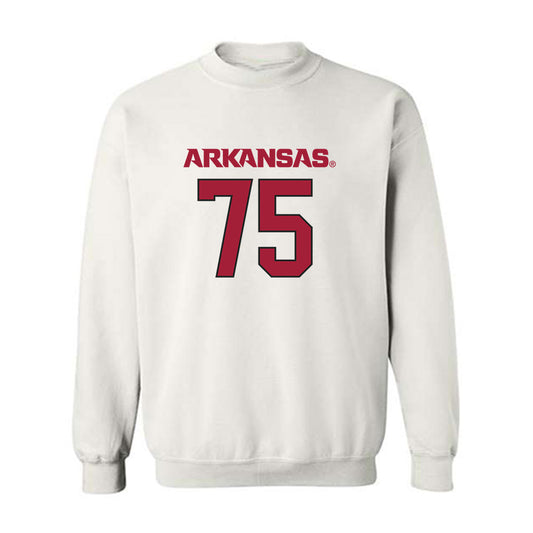 Arkansas - NCAA Football : Kavion Broussard - Replica Shersey Crewneck Sweatshirt-0