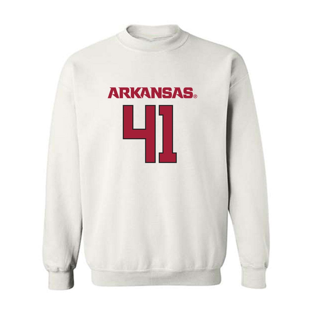 Arkansas - NCAA Football : Connor Smith - Replica Shersey Crewneck Sweatshirt-0