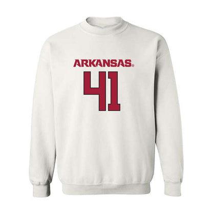Arkansas - NCAA Football : Connor Smith - Replica Shersey Crewneck Sweatshirt-0