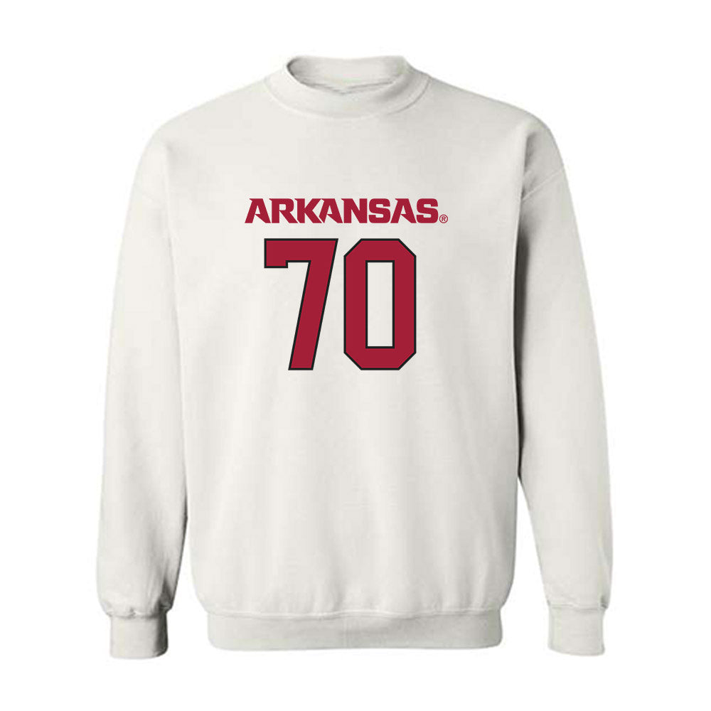 Arkansas - NCAA Football : Dan Grein - Replica Shersey Crewneck Sweatshirt-0