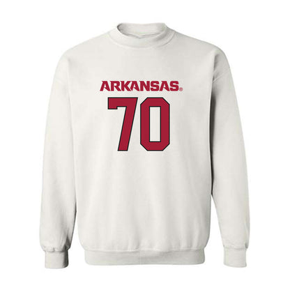 Arkansas - NCAA Football : Dan Grein - Replica Shersey Crewneck Sweatshirt-0