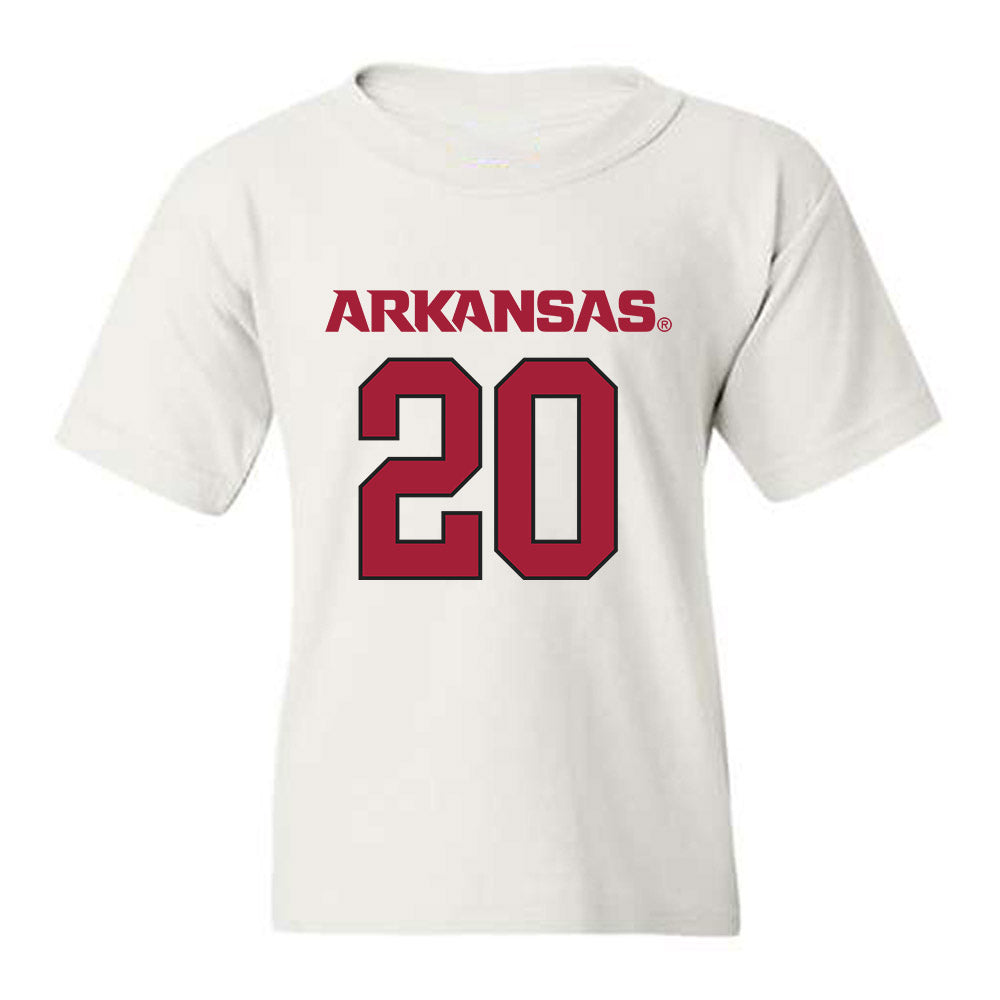 Arkansas - NCAA Football : Jahiem Johnson - Replica Shersey Youth T-Shirt-0