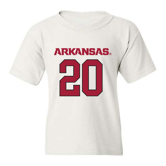 Arkansas - NCAA Football : Jahiem Johnson - Replica Shersey Youth T-Shirt-0