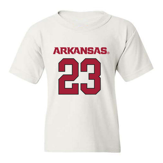 Arkansas - NCAA Football : Kevin Young Jr. - Replica Shersey Youth T-Shirt-0