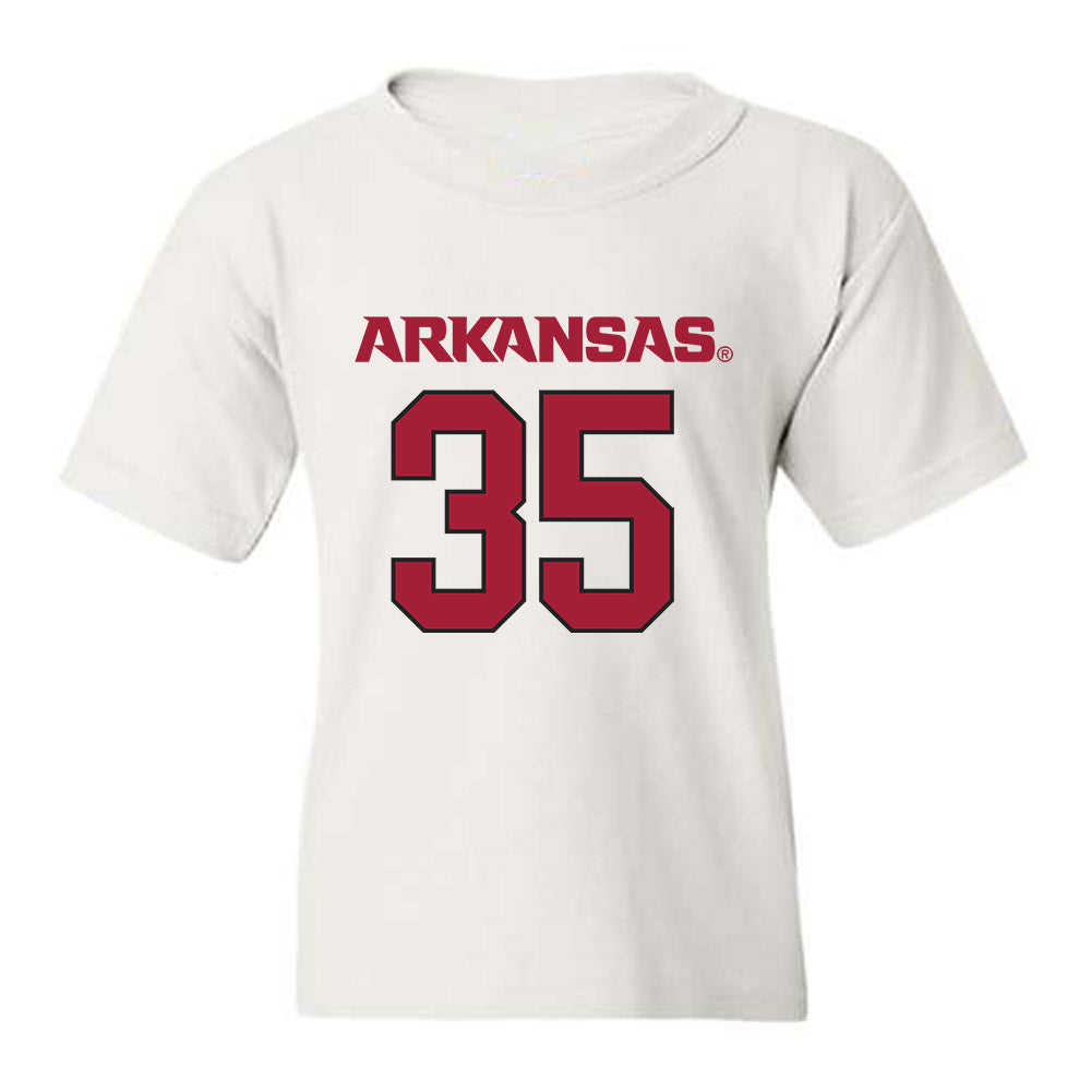 Arkansas - NCAA Football : Hutson Hendrix - Replica Shersey Youth T-Shirt-0