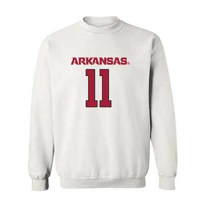 Arkansas - NCAA Football : Monte Harrison - Replica Shersey Crewneck Sweatshirt-0