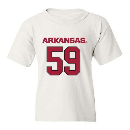 Arkansas - NCAA Football : Max Schmidly - Replica Shersey Youth T-Shirt-0